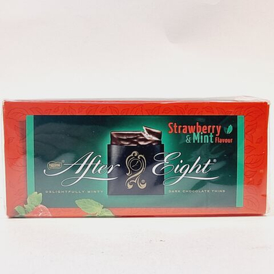 Шоколад порционный с начинкой Nestle AFTER EIGHT клубника и мята 200 г
