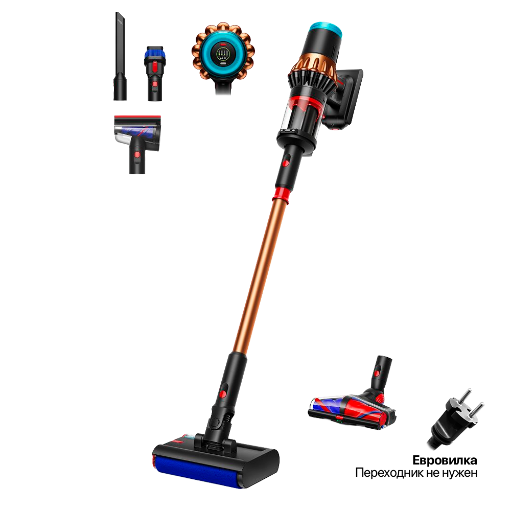 Беспроводной вертикальный пылесос Dyson V16 (DS60) Piston Animal Submarine (CPRBLK) SV53A, Black / Copper, EU