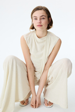 Брюки с запахом из жатого джерси - H&M