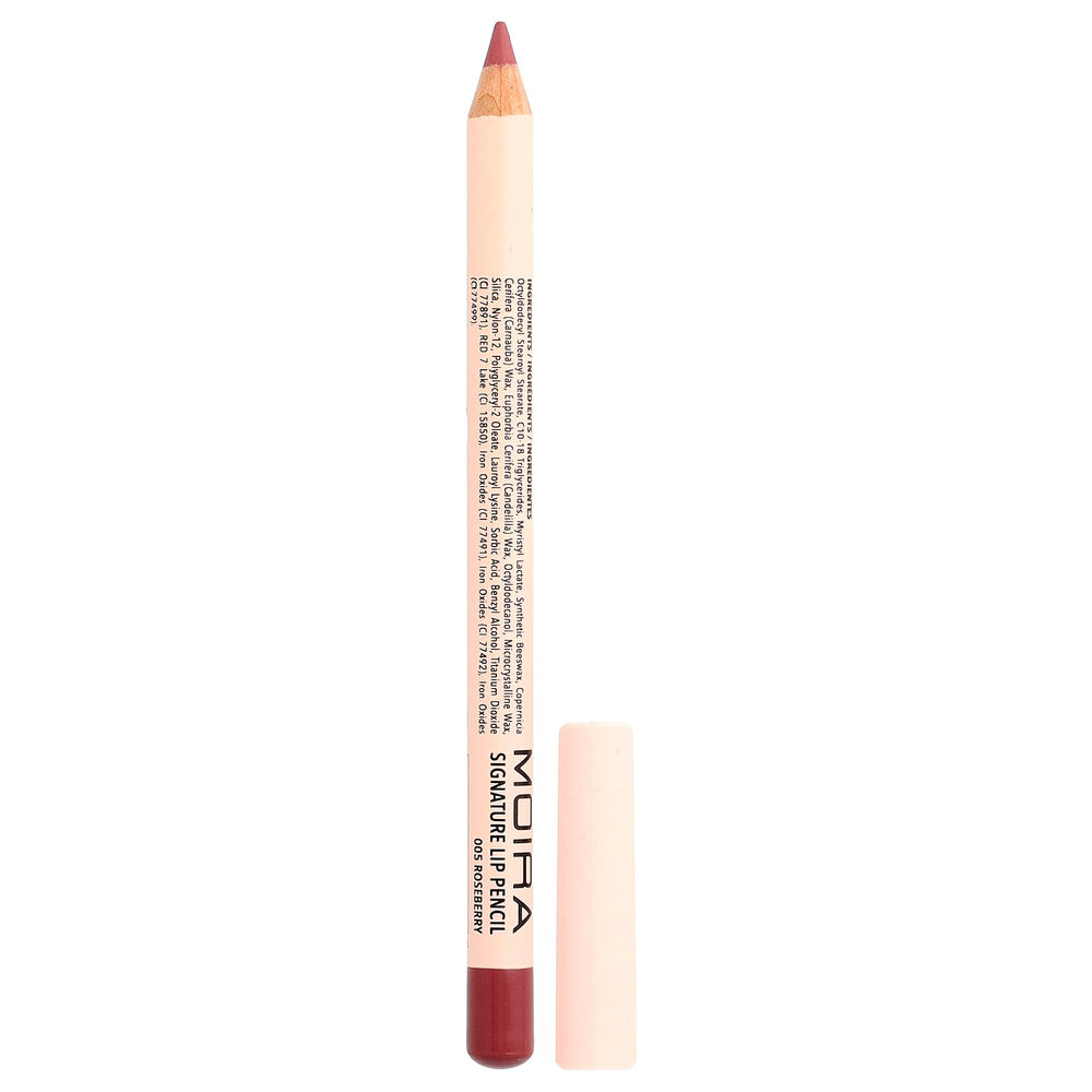 Moira Beauty, фирменный карандаш для губ, оттенок 005 роза, 1,1 г (0,04 унции)