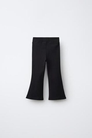 ZARA СПОРТИВНЫЕ ЛЕГИНСЫ FLARE, ЧЕРНЫЙ