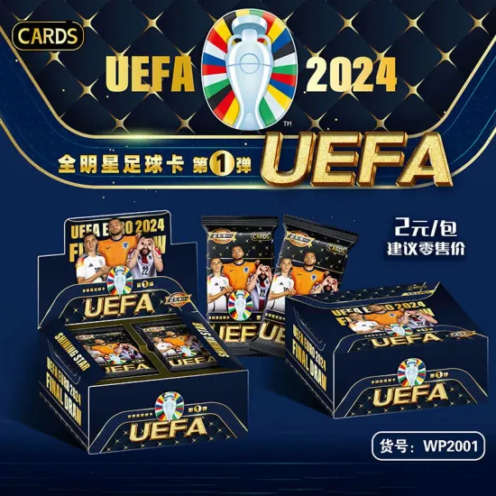 Коллекционные карточки UEFA №1 (3 карточки в бустере)