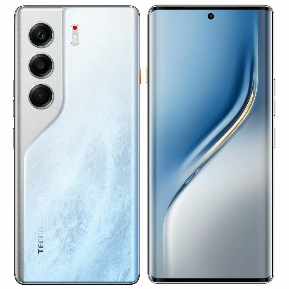 Смартфон TECNO CAMON 40 Pro 5G 8+256Gb, Global для РФ, Dual nano SIM, белый