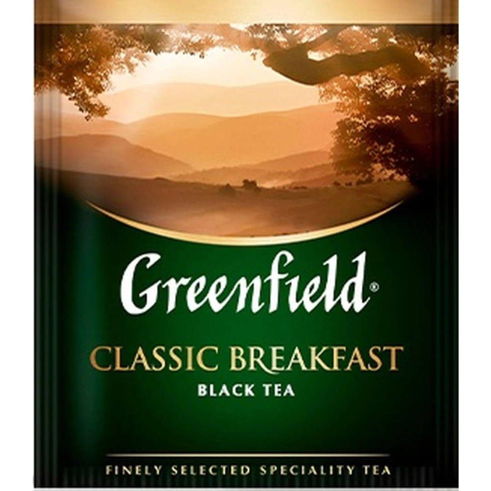 Чай чёрный Greenfield Classic Breakfast 100 пакетиков