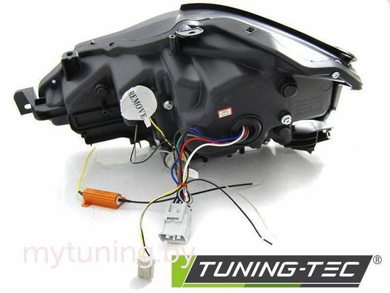 Передние фары LED PROJECTOR TUBE BLACK для Lexus IS 3(III)