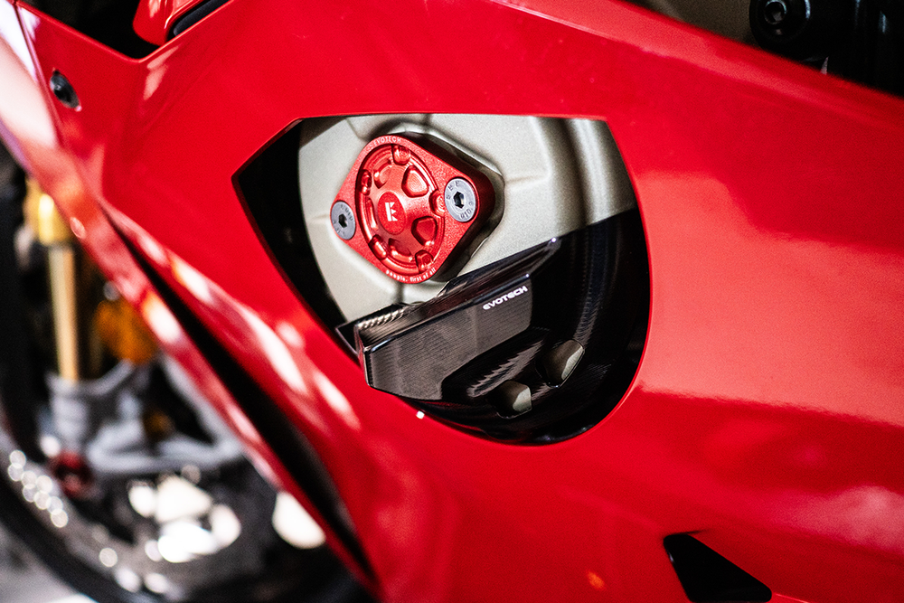 Evotech-rc Крышка метки коленвала Ducati V4 PRO-08-08