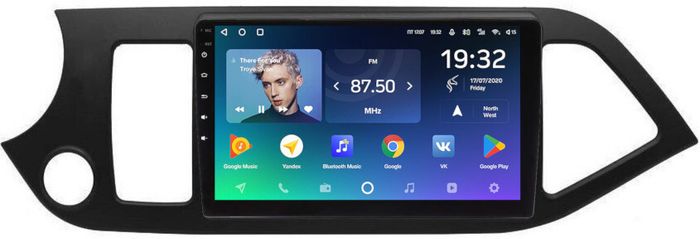 Магнитола для KIA Picanto 2011-2016 - Teyes CC2 PLUS монитор 9" QLED, Android 10, Быстрая, SIM-слот