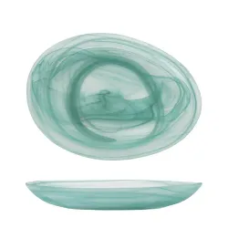 Блюдо овальное 24*17 см h2 см 400 мл Green Sky матовое стекло P.L. Proff Cuisine [6]