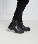 Кожаные челси premium casual chunky Tommy Hilfiger - черный(FM0FM04755)