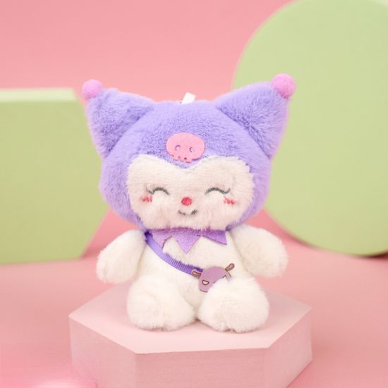 Мягкий брелок My Melody Счастливая Куроми, 15 см