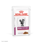 Royal Canin Renal with Beef Ренал с говядиной Корм влажный диета для кошек поддержание функции почек соус 85г