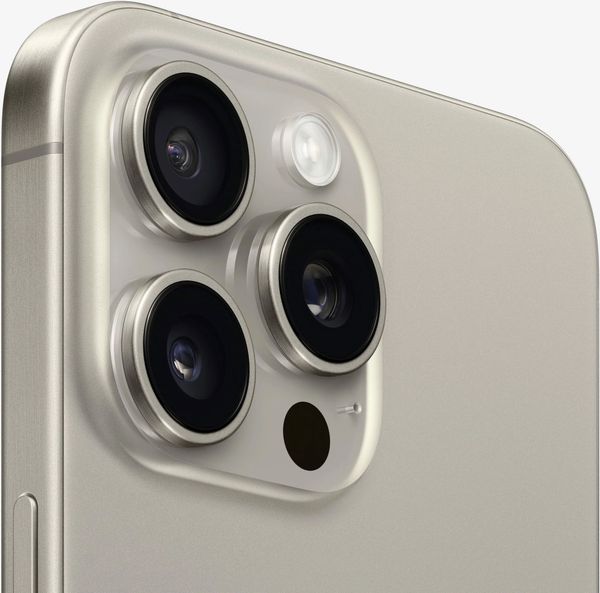 Смартфон Apple iPhone 15 Pro Max 256 ГБ (nano-SIM и eSIM), Натуральный титан | Natural Titanium