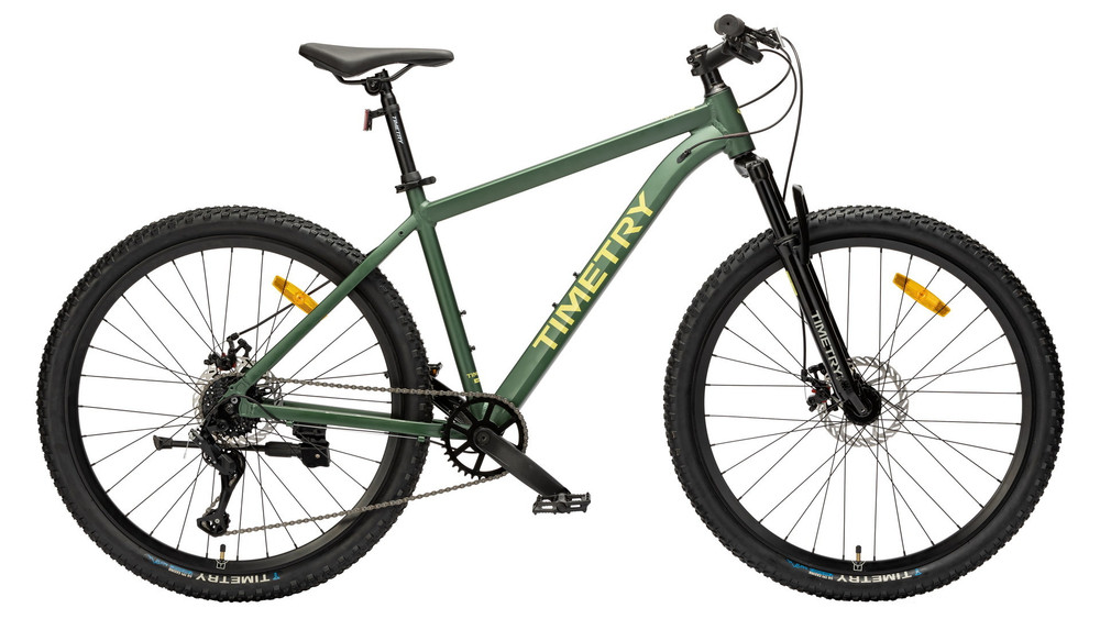 Велосипед 27.5" TIMETRY TT401 р.18" зеленый