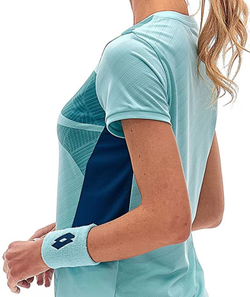 Женская теннисная футболка Lotto Tech W и - D2 T-Shirt - blue