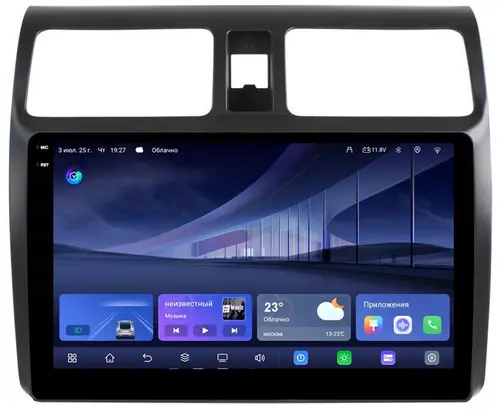 Магнитола для Suzuki Swift 2004-2010 - Kuberg QLed+2K, Android 14, TS105, Быстрейшая, CarPlay, SIM-слот