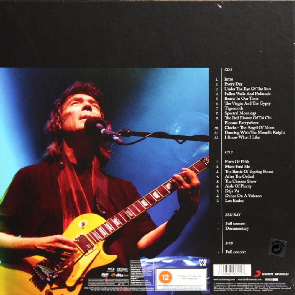 Steve Hackett / Selling England By The Pound & Spectral Mornings - Live At Hammersmith (Limited Edition)(2CD+Blu-ray+DVD)
