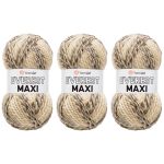 Пряжа YarnArt (ЯрнАрт) Everest Maxi / уп.3 мот. по 200 г, 134 м, 8022 меланж