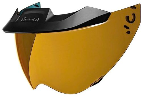 Купить Визор для шлема Icon Domain Moto Forged Shield / Золотой