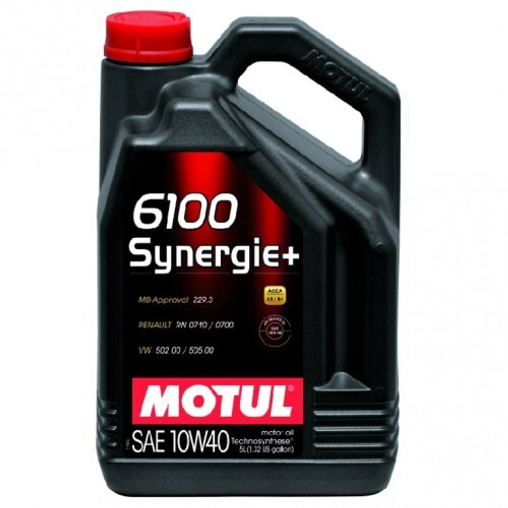 MOTUL Масло моторное полусинтетическое 6100 Synergie+ 10W-40", 4л 109463