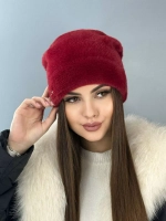 шапка зимняя пушистая из эко меха