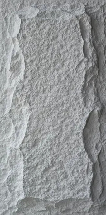 Полиуретановая панель под камень, Белый / 6 SM PU STONE PANEL-Mushroom Stone 1-White 1200х600х60 мм