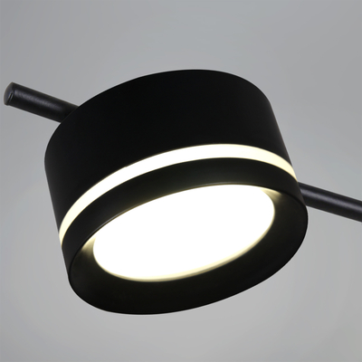 10590-0.3-06 Black светильник потолочный Reluce, GX53х6