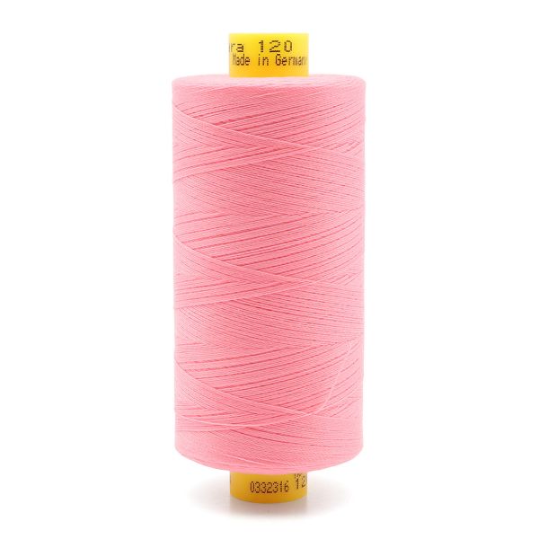 Нитка Gutermann Mara 120 (1000 метров), 1 кат., универсальная | 758 розовый