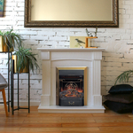 Каминокомплект Real Flame Andrea WT с очагом Majestic Lux Brass