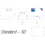 Стабилизатор переменного напряжения Энерготех STANDARD 50000(HV)