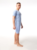 ТАЙТСЫ КОРОТКИЕ МУЖСКИЕ С ПОЯСОМ SFA SHORT TIGHT | SKYBLUE