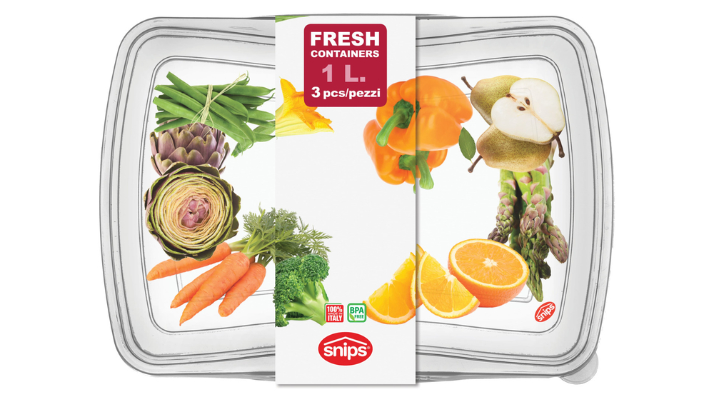 Набор контейнеров 3шт 1л SNIPS Fresh для СВЧ и заморозки SNP-055010