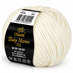 Пряжа Baby Merino XL, 50г, 100м, 40%супервош файн мериносовая шерсть, 40%акрил, 20%кашемир (цена за 1 шт)