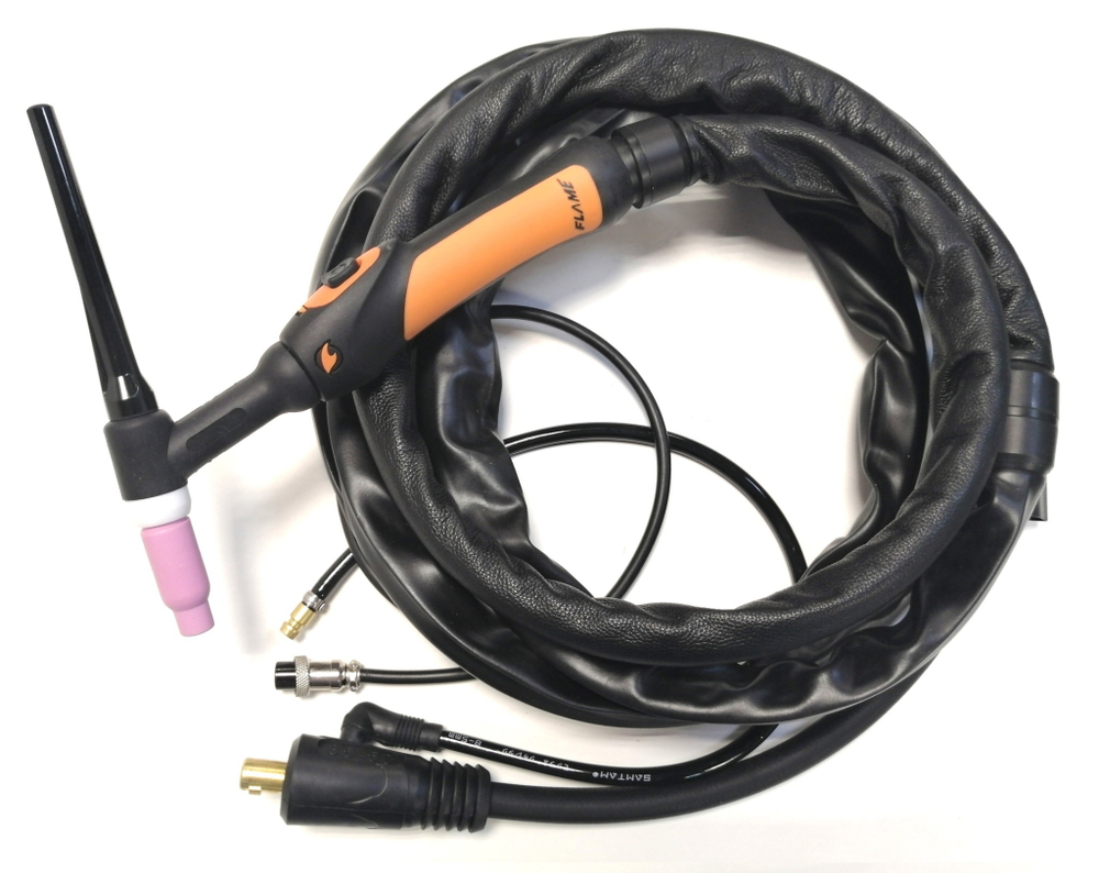 Горелка TIG-26 PROF, 4m (200А/2pin/ОКС+б/р газ)