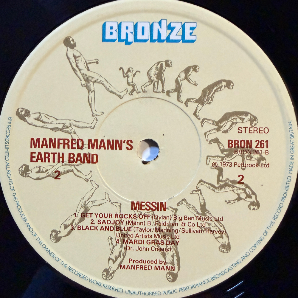 Manfred Mann's Earth Band ‎– Messin' (Англия 1977г.)