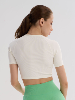 Топ с коротким рукавом 1560 Shirt with short sleeve Rib