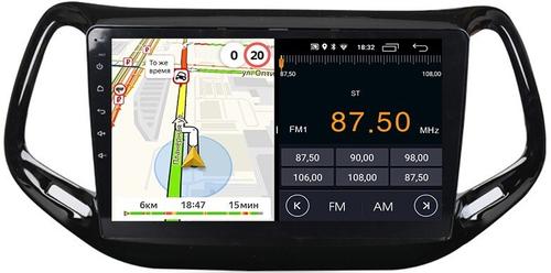 Магнитола для Jeep Compass 2016+ - Parafar PF997FHD на Android 13, CarPlay, 4G SIM-слот