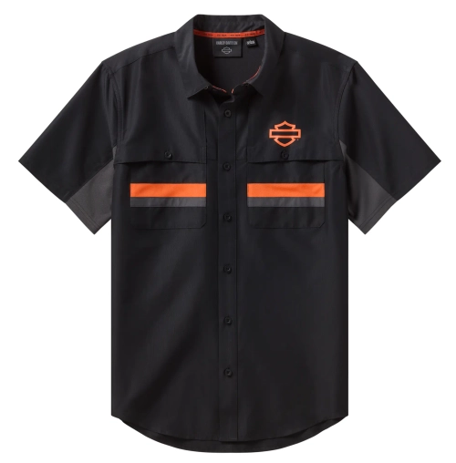 Рубашка Shirt H-D Tech Vented black Harley-Davidson