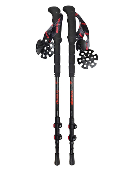 Палки треккинговые Tramp Carbon  (черный), артикул  TRR-015