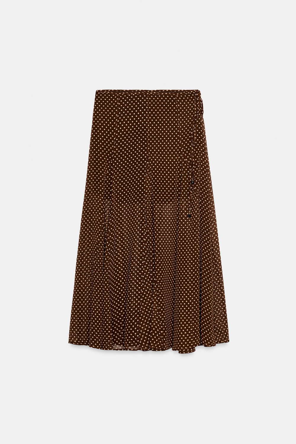 ЮБКА МИДИ В ГОРОШЕК — ZARA