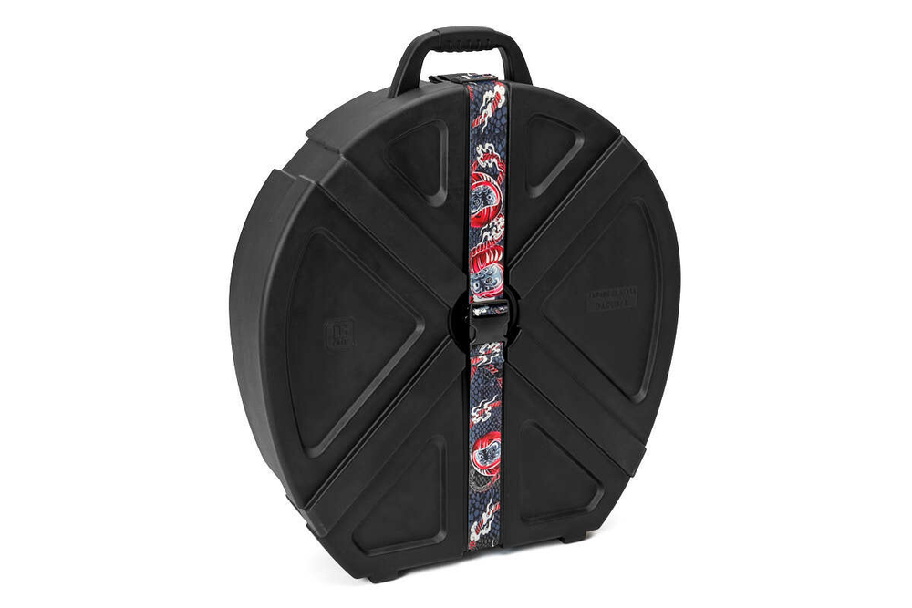 DARUMA | Кейс для барабанных тарелок до 24" на колесах и с выдвижной ручкой DGCASE DARUMA 24-01А ЧЕРНЫЙ