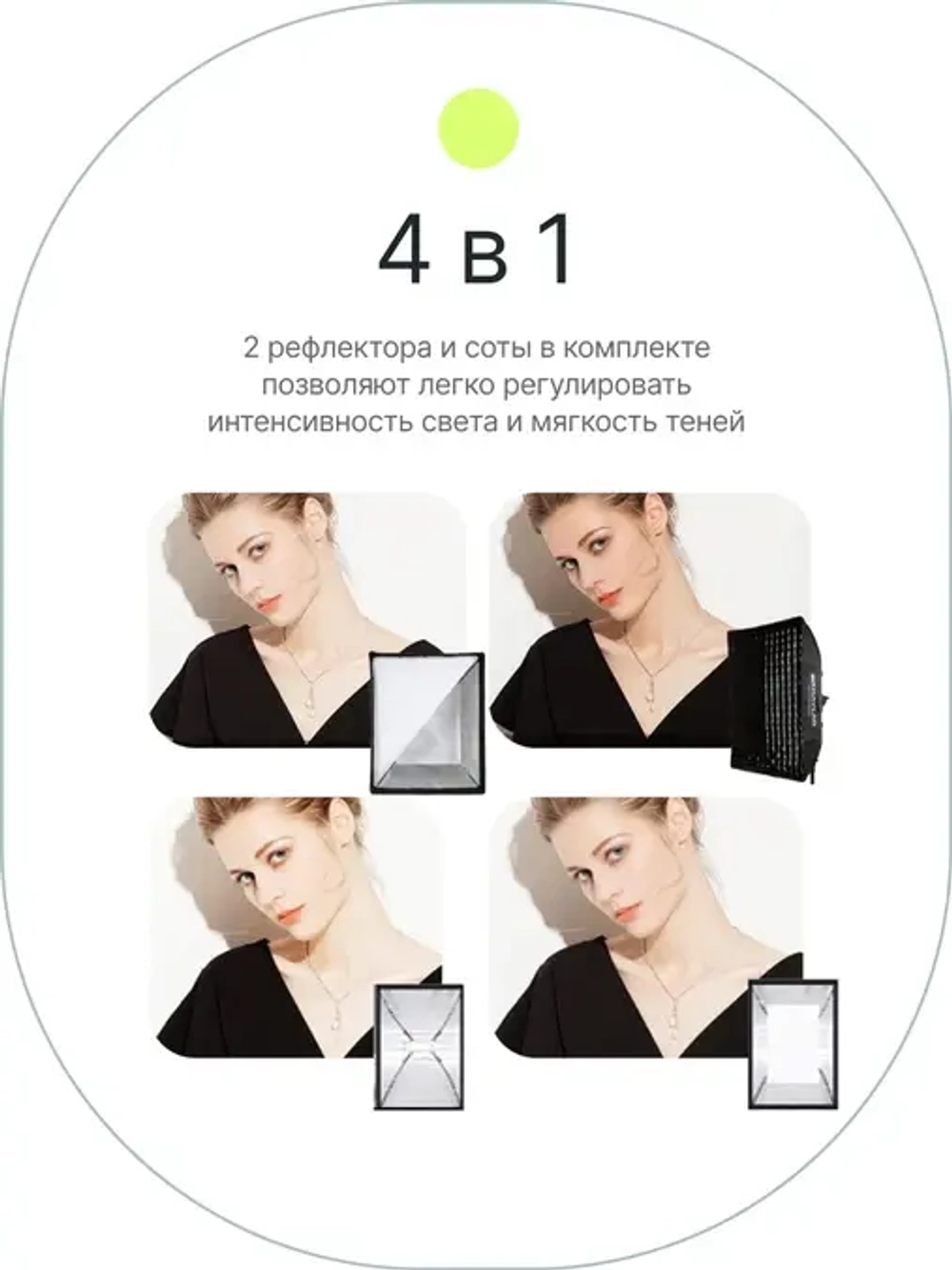Софтбокс Raylab SPG6060 с сотами