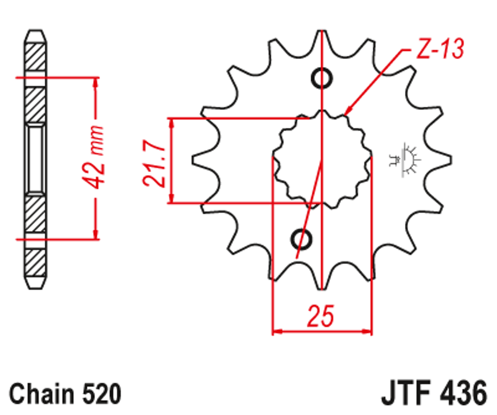 Звезда JTF436.14
