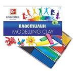 Пластилин 8цв. стек "Классика" (Луч)