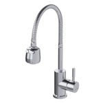 Смеситель для кухни 35k MIXLINE МЛНС-0302Х гибкий металлический излив, п/гайку ХРОМ