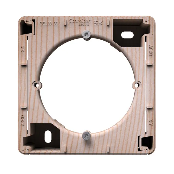 Коробка для накладного монтажа Systeme Electric Glossa Сосна GSL001500
