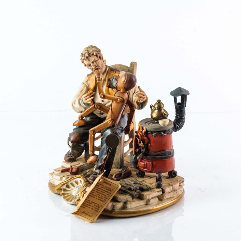 Фарфоровая мануфактура Venere Porcellane d’Arte «Джеппетто и Пиноккио»