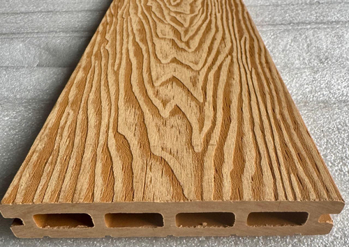 Террасная доска ДПК Бест декинг Лайт (Бест декинг (Best decking) Light)  Тиснение/широкий вельвет цвет: Орех