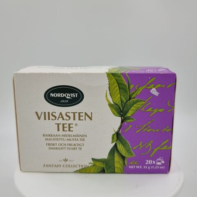 Чай черный Nordqvist VIISASTEN TEE "Чай мудрости" гранат, клубника, лимон 20 пакетиков (из Финляндии)