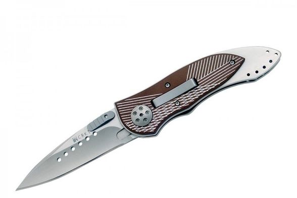 Цена наСкладной нож CRKT Elishewitz E-Lock Bronze, сталь AUS-8, рукоять сталь 420J2
