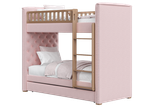 Кровать двухъярусная Elit soft (розовый)